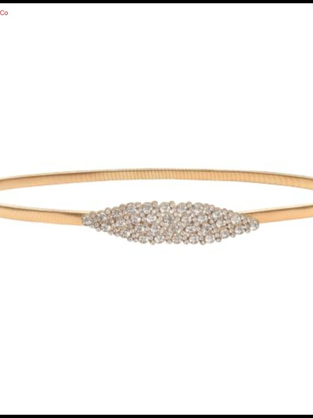 Rhinestone Chain Belt Adjustable Waist Chain for Dresses